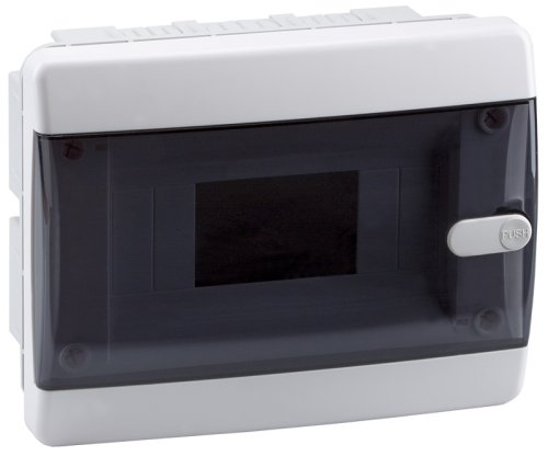 Бокс пластиковый Кэаз OptiBox ЩРВ-П-8 P-CVK-1-08-IP41 (170х218х102мм) IP40 прозрачная дверца картинка 